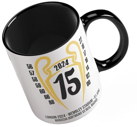 Taza de Cerámica del Madrid - Reyes de Europa - Campeones de la Champions
