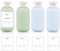 Lot de 4 Flacons Souples de Voyage 200ml，Bouteilles en Plastique Rechargeables avec Bouchon à Rabat，Étanches Pliable et Portables pour Shampooing, Lotion, Crèmes，Parfait pour Voyage（bleu et vert）