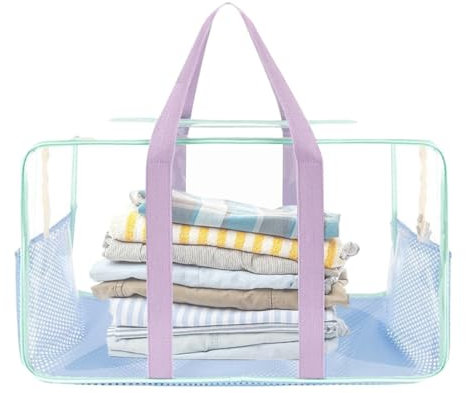 Bolsa De Piscina Transparente - Bolsa Transparente Impermeable Junto La Piscina, Bolsa De Piscina Transparente De Gran Capacidad | Bolsa De Almacenamiento Portátil Para Gimnasio, Bolsa De Viaje Para