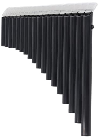 Flauto di Pan 18 Tubi Strumento a Flauto di Pan Chiave di C, Flauto di Pan Portatile Strumento Musicale Tradizionale Cinese Tubi di Pan per Principianti Apprendimento