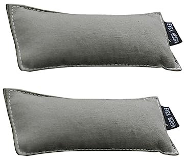 Veemoon 2pcs Cotton Wrist Elbow Pad for Computer Desk Slip Office Keyboard Mat Hand Support for Arthritis Light Grey