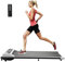 2 in 1 Laufband für Zuhause, 2.25 PS Walking Pad, 1-6 km/h, Laufband Schreibtisch mit Fernbedienung und LED-Anzeige, Geräuscharm, Laufband für Erwachsene, Kinder und sogar ältere Menschen.