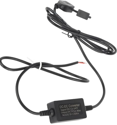 Badafaci USB Motor Durable Power Supply Port for Motorcycle Smartphone GPS 12V to 24V