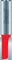 Freud 18mm (Dia.) Double Flute Straight Bit with 1/4 Shank (04-548)