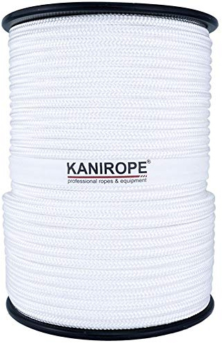 Cuerda de poliéster (cuerda poliéster 6 mm 250 m blanco trenzado