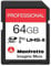 Manfrotto 64GB SD Professional Memory Card, UHS-II, V90, U3 280 MB/s Read, 250MB/s Write, Memory Card for Digital Reflex Cameras and Video Cameras Images