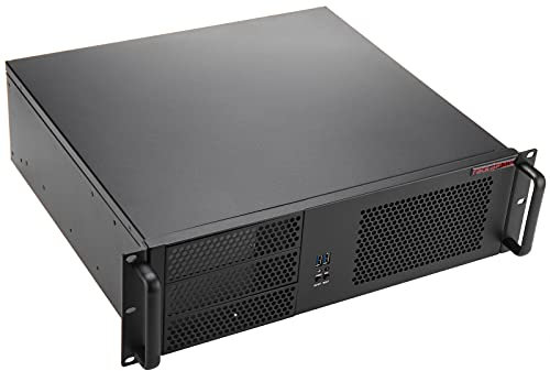 RackMatic - Boîtier châssis Rack 19 IPC microATX ATX 3U 3x5.25 4x3.5 Profondeur 405mm