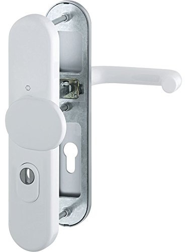 Hoppe Paris Aluminium Schutz-Wechselgrt Schild 86G/3332ZA/3310/138 GRT-SST ES1 F9016 PZ-92 10
