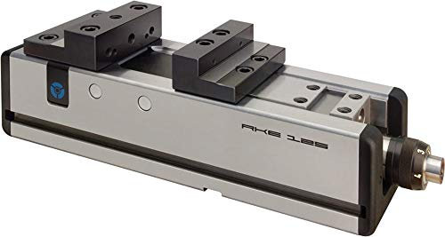 RÖHM 178414 rke-200 Basic nc-compact Vise aus massivem Stahl mit Wende Abgestufte Backen, 200 mm Backenbreite, 634 mm Länge