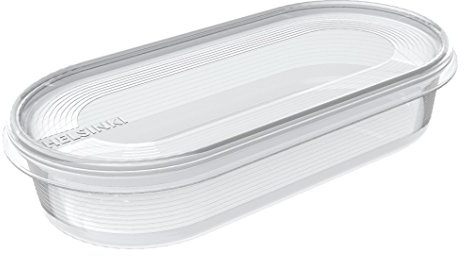 Plast Team 15020101 Frischhaltebox Helsinki, 0,40 l Dose Klar/Deckel Klar