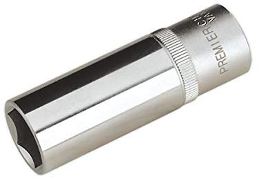 Sealey S12SP10 Spark Plug Socket, 16 mm, 1/ 2-inch Square Drive by Sealey
