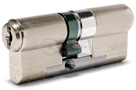 EVVA MCS Doppelzylinder mit 5 Design-Schlüssel schwarz, Länge (a/b) 31/41mm (c=72mm), einzigartige Magnet-Technologie, Not-u. Gefahrenfunktion BSZ, Modularbauweise SYMO, Aufbohr-, und Ziehschutz KZS