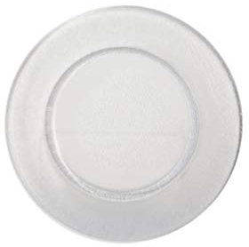 SWEET HOME Sottopiatto in vetro trasparente millerighe cod.SV00308ZZ cm diam.33 by Varotto & Co.