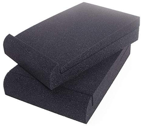 ANGEEK 16 x 22 x 3.6 cm Speaker Sound Insulation Mat Soundproofing Mat Acoustic Foam Board Sponge Sound Absorbing Pad Sound Reinforcement Cushion