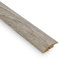 Ramp Edge Threshold Door Bar Trim Profile for Laminate and Wood Flooring (2400mm, Washed Grey Oak)