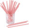 Papierstrohhalme Stripe 25 St. 100% Papier Einweg L:19,7cm biologisch abbaubare Trinkhalme, Farbe:rot