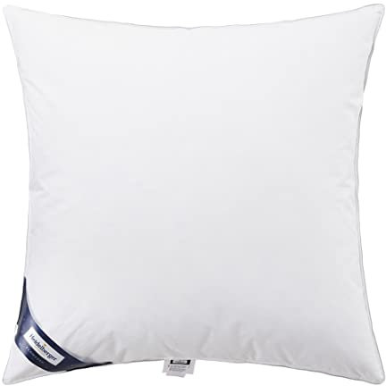Heidelberger Bettwaren Kissen 80x80 cm | 1-Kammer-Kopfkissen mit Daunen und Federn | atmungsaktiv, hautfreundlich, hypoallergen für Seitenschläfer | Serie Schweden