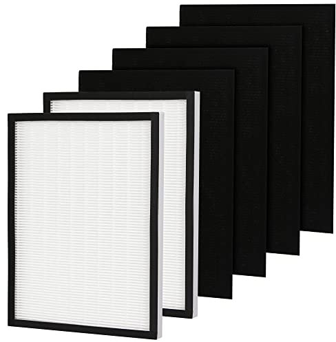 Climestar H13 HEPA-Filter kompatibler Ersatz für Sears/Kenmore 83190 Luftfilter passend für Kenmore Luftreiniger-Modelle 85250 und 83250 (2er-Pack HEPA, 4er-Pack Vorfilter)