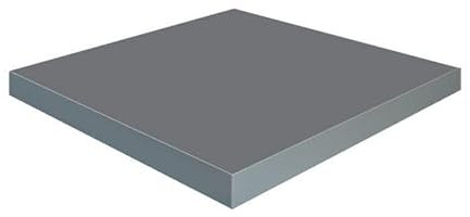 Dekorspanplatte Anthrazit Antifingerabdruck als Frontplatte, für Innenbereiche, Laden- und Möbelbau, 100x70 cm, Stärke: 28 mm