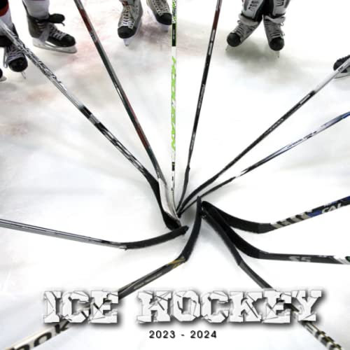 Ice Hockey 2023 Calendar: Ice Hockey Hockey Team SPORT Calendar 2023-2024 – 18 months – BIG SIZE 17x11. Planner for all fans kids boys. Kalendar calendario calendrier.2