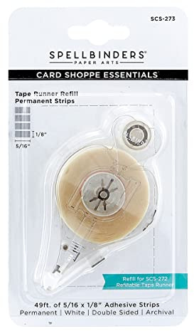Spellbinders Card Shoppe Essentials Tape Runner Refill-Permanent, 0.125X49'