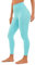 CRZ YOGA Damen Naked Feeling Sport Leggings High Wasit Sporthose Yogahose Blickdicht Lange Yoga Leggins - 64cm Türkis 42