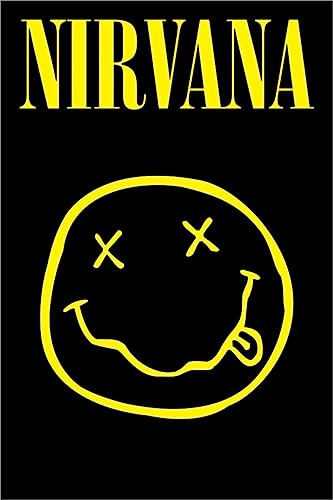 Grindstore Laminiertes Nirvana-Poster Happy Face