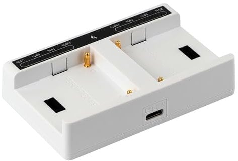 VILTROX Double Intelligent Chargeur de Batterie USB 36W PD USB-C Super Fast 2 canaux Station de Charge Compatible avec Sony NP-F550 NP-F570 Caméscope/Batteries vidéo/Moniteur