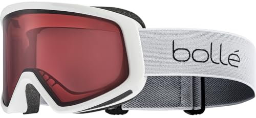 Bollé BEDROCK White Matte - Vermillon Cat 2 - Skibrillen - Vermillon - Größe M - Unisex - Erwachsene