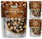 DJ & A 3 x 300g Shiitake Mushroom Crisps Sharing Bag with Welari Thank you Card Natural Plant Based Snack (900ml) (3pack)