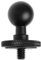 VGOL 17mm Testa a Sfera Convertitore 1/4 Vite Testa/Filettatura per Auto Monitor Pad GPS Cellulare Supporto a Sfera Base Camera Staffa 360 ° Fotografia Panoramica Testa a sfera