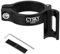 CYSKY Fahrrad Anlötbarer Umwerfer Adapter 34,9mm mit 31,8mm Umrüstung Spacer, Einstellbare Anlötbare Umwerfer Schelle für MTB Rennrad (Schwarz)