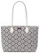 Kate Spade Flowers Shopper Shoulder Bag, Grey Cream, gray