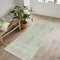 artyrugs Machine Washable Rug, 80x150cm, 75% Recycled Cotton, Short Pile, Non-Slip Backing, Non-Shedding, Area Rugs for Living Room, Bedroom, Kitchen, Hallway, Office, Silver Grey
