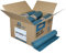 blaue Müllsäcke | 120 Liter | Typ 100 | 10 Rollen a 15 = 150 Stück | gängiger Müllbeutel, für viele Mülleimer passend | 700 x 1100 mm | ca. 54 µ | Verpackungsheinheit: 10 Rollen a 15 Säcke = 150 Stück