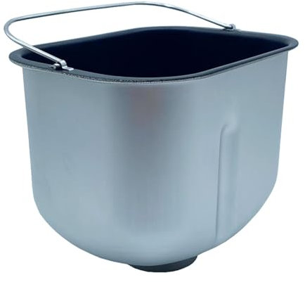 Panificadora de repuesto de barril para hacer pan, piezas para hacer pan, cubo de metal mezclado, accesorios para máquina de pan, barril de pan multiusos, revestimiento para pan