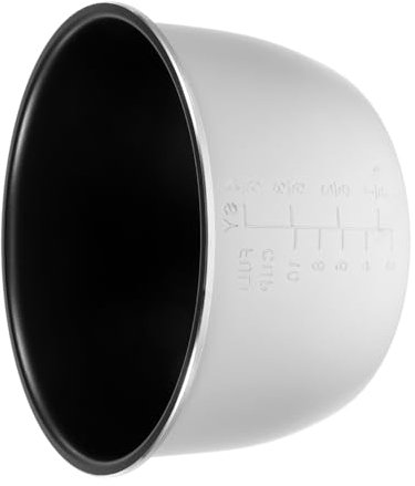 Cabilock Revestimiento De Aluminio para Arrocera Olla Interior Antiadherente De Aleación De Aluminio Repuesto De Uso Cocina Eléctrica