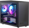 Micro ATX Case with Fans, 2x90mm Pre-Installed, Panoramic Tempered Glass 14.6L MATX PC Case Mini ITX PC Case with Type C & USB3.0, High Airflow,support 135mm cpu cooler, 310mm GPU and Standard ATX PSU