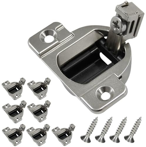 Blum Cabinet Hinge Replacement,Blum 110 Cabinet Hinges 8 Pack,110° Screw-in Compact 33 Hinge Fit for Open Side Door Hinges(with Screws,Mounting Plate Not Included) (8)