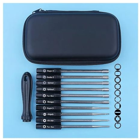 Tournevis de réglage du carburateur, compatible avec les moteurs de tronçonneuses et débroussailleuses à 2 temps