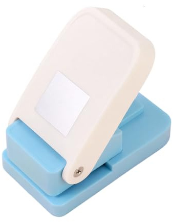 Quadratisch Motivstanzer Papierstanzer, Kleiner Motivlocher Aus Metall und Plastik, für Bastelpapier, Tonpapier, Scrapbookpapier oder Decoupagepapier (Quadratisch)