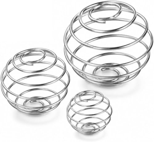 3 Stück Edelstahl Shaker Kugel, Metall Shaker Ball, Protein Mixer, 3 Größen