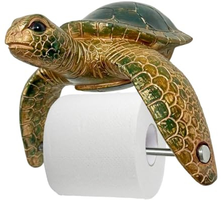 Wall Mounted Toilet Paper Holder Nautical Resin Sea Animal Shape Tissue | Toilet Roll Holder Wall Mounted for Apartment Home Restroom Kitchen Bathroom Farmhouse Housewarming