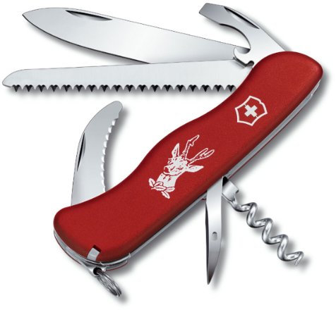Victorinox Taschenwerkzeug Hunter feststellbar rot 0.8873