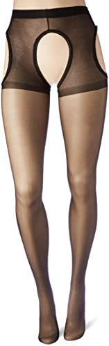 COTTELLI Damen Cottelli Collection Women's Crotchless Tights Strumpfhose (1er Pack)