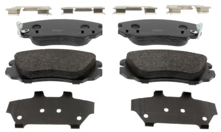 FERODO Brake Pads | FDB4207 | OE-Matching Quality | Eco-Friction Fuse+ Technology | Pack of 4