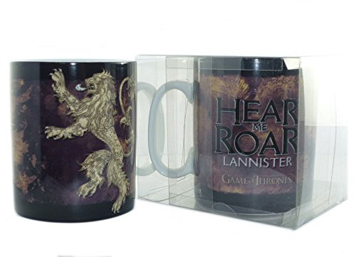 Game of thrones tasse riesentasse 460 ml-lannister hear me-roar-idéal emballé et stable dans un blisterbox !