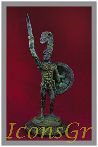 IconsGr Antike griechische Bronze Museum Statue Replica von Leonidas King of Sparta (1015)