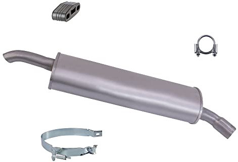 BESTPRICE ATP Auspuff Schalldämpfer Set 1x Endschalldämpfer, mit