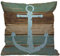 HGOD DESIGNS Kissenbezug Nautisch Anchor Mit Vintage Holz Kissenhülle Haus Dekorativ Für Männer/Frauen/Jungen/Mädchen Wohnzimmer Schlafzimmer Sofa Stuhl Kissenbezüge 45X45cm